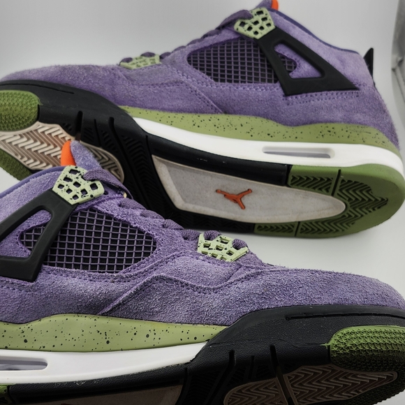 Jordan Athletic Shoes in Purple and Green - Picture 5 of 16